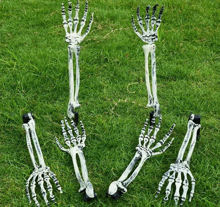 Bras de Squelette Halloween à Planter – Décoration Effrayante