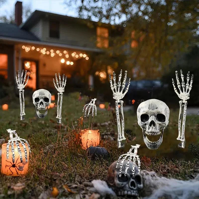 Bras de Squelette Halloween à Planter – Décoration Effrayante
